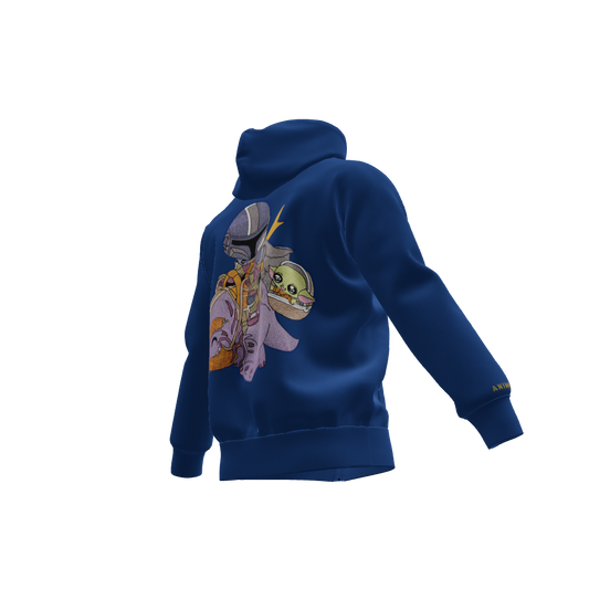 Space Clan Duo : Oversized Zipper Hoodie