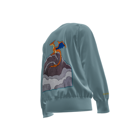 The Flame Titan : Oversized Sweatshirt