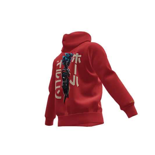 Awakened Flame : Oversized Zipper Hoodie