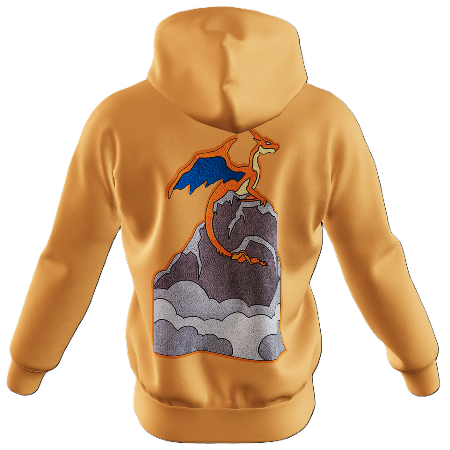The Flame Titan : Oversized Zipper Hoodie