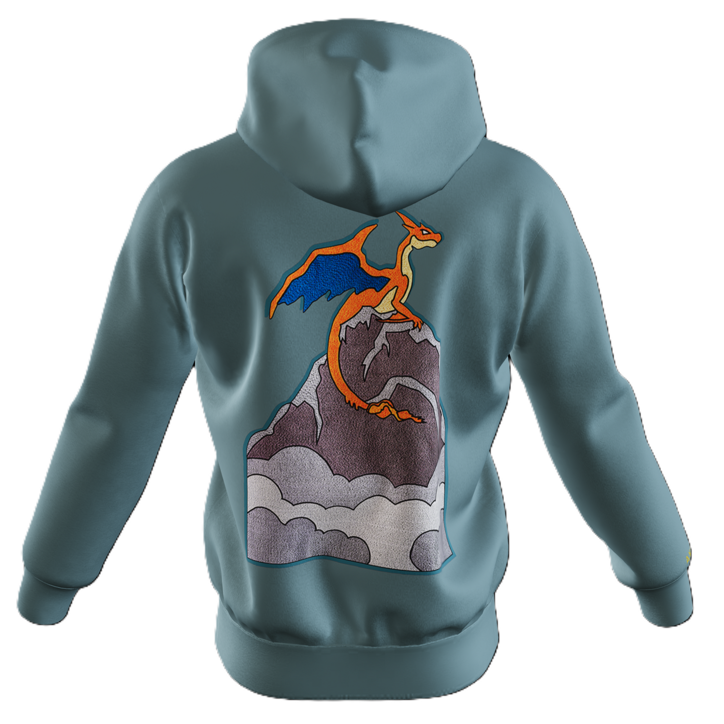 The Flame Titan : Oversized Zipper Hoodie