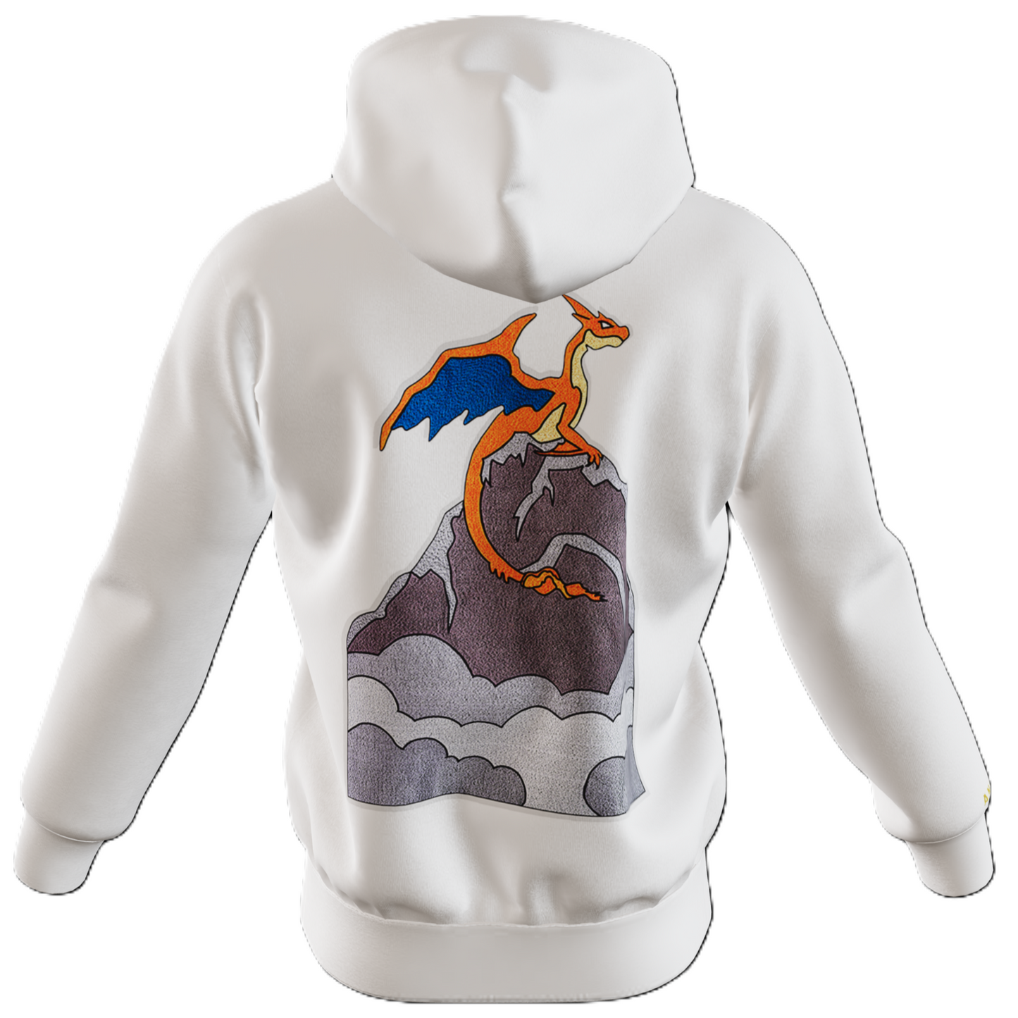 The Flame Titan : Oversized Zipper Hoodie