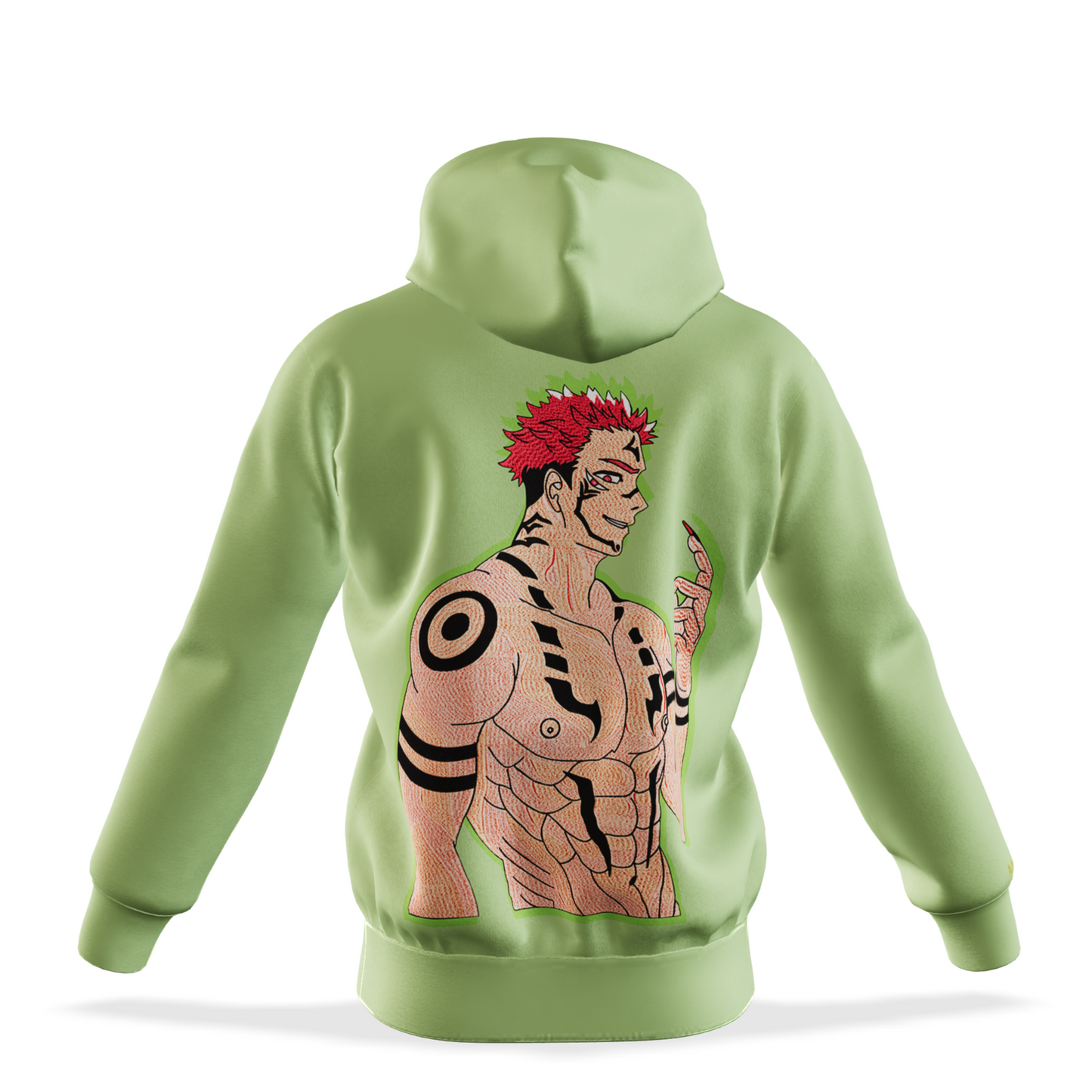 King of Curses : Oversized Zipper Hoodie