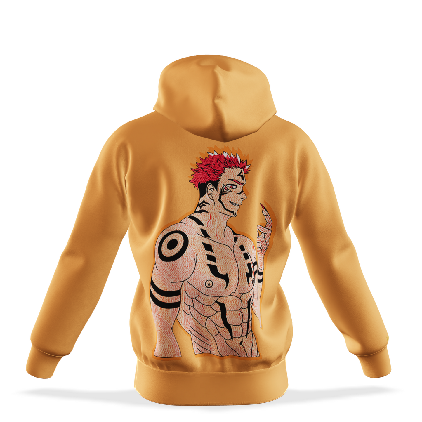 King of Curses : Oversized Zipper Hoodie