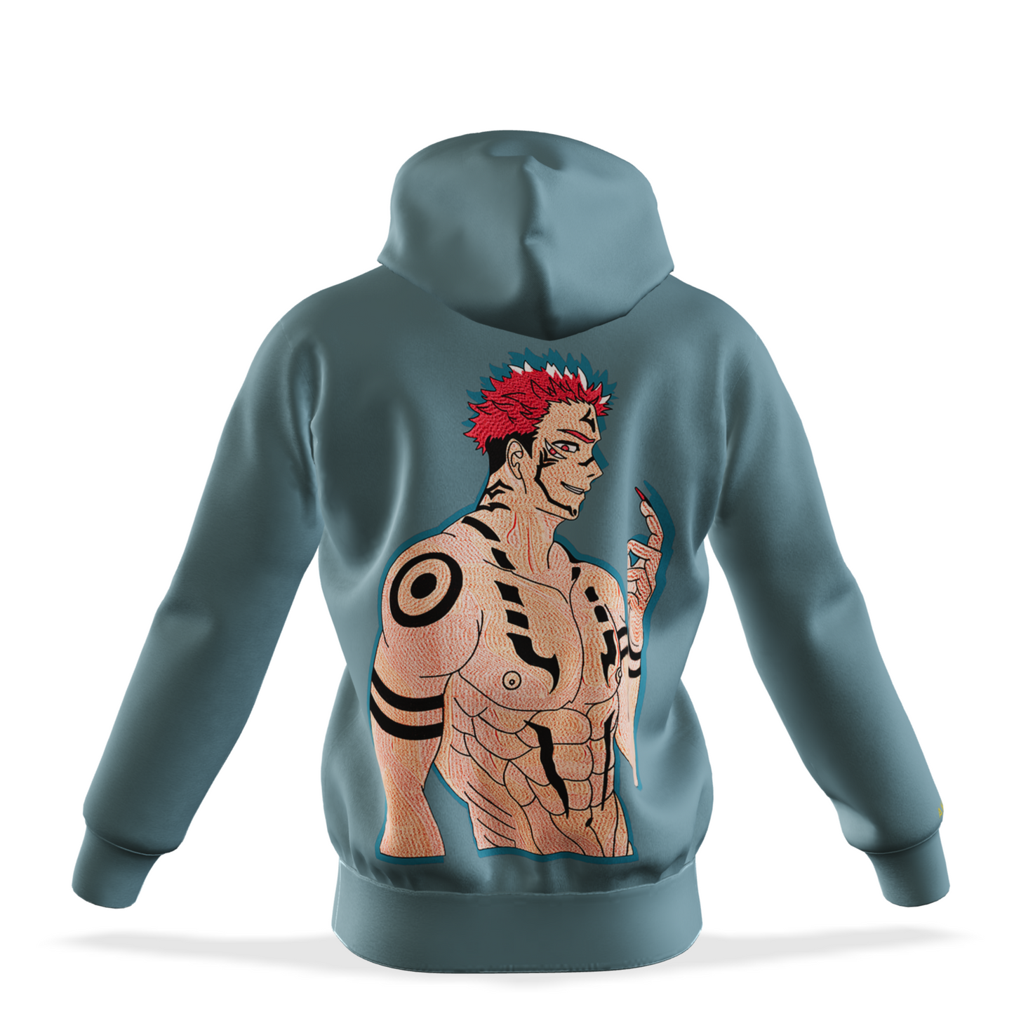 King of Curses : Oversized Zipper Hoodie