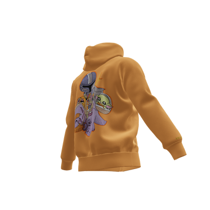 Space Clan Duo : Oversized Zipper Hoodie