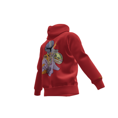 Space Clan Duo : Oversized Zipper Hoodie