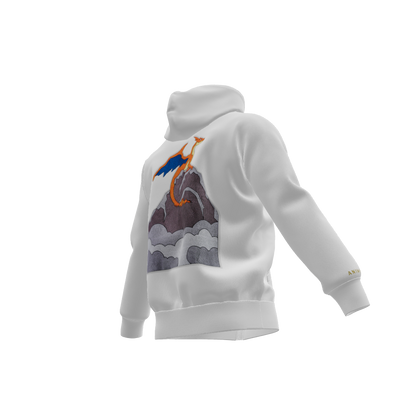 The Flame Titan : Oversized Zipper Hoodie