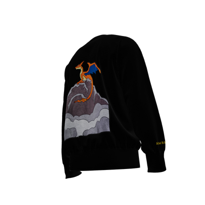 The Flame Titan : Oversized Sweatshirt