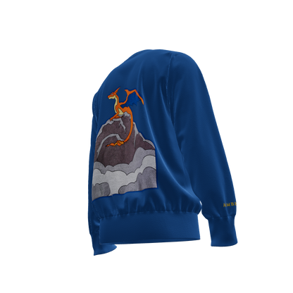 The Flame Titan : Oversized Sweatshirt
