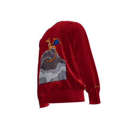 The Flame Titan : Oversized Sweatshirt