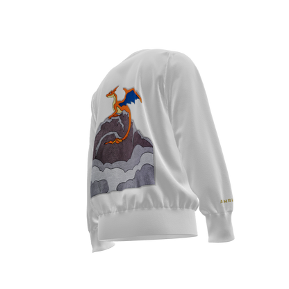 The Flame Titan : Oversized Sweatshirt