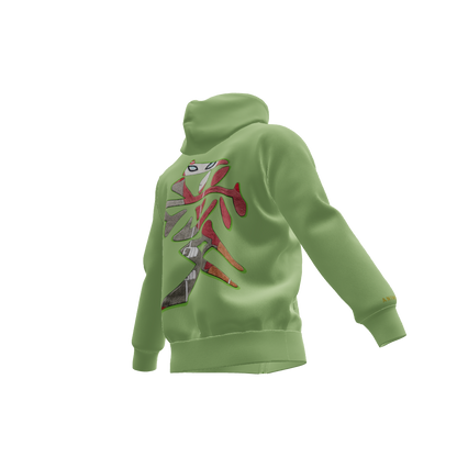 Desert Guardian : Oversized Zipper Hoodie
