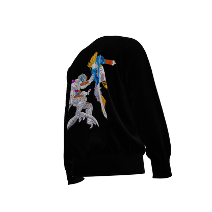The Time Warrior Clash : Oversized Sweatshirt