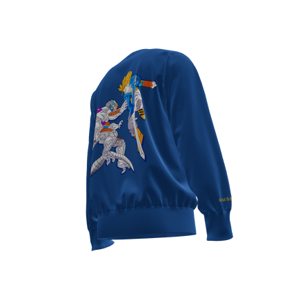 The Time Warrior Clash : Oversized Sweatshirt