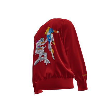 The Time Warrior Clash : Oversized Sweatshirt