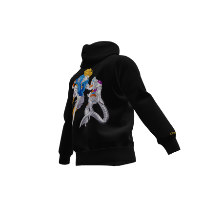 The Time Warrior Clash : Oversized Zipper Hoodie