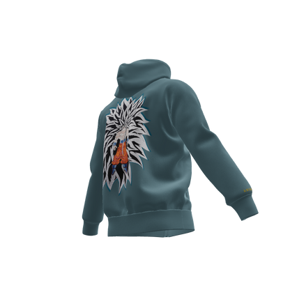 Celestial Instinct : Oversized Zipper Hoodie