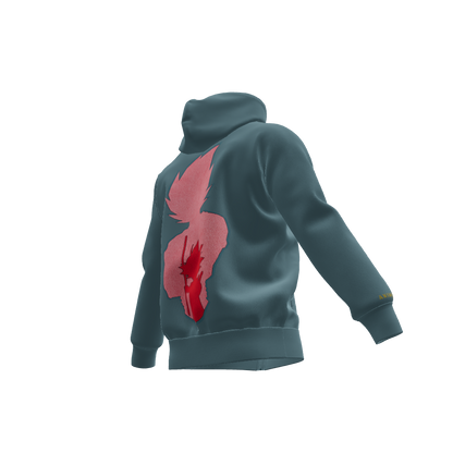 Eclipse of Power : Oversized Zipper Hoodie