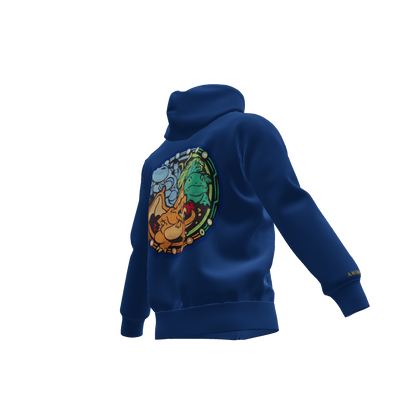 Elemental Trio : Oversized Zipper Hoodie