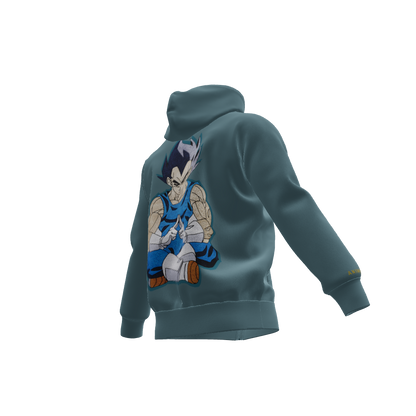 Warrior Prince : Oversized Zipper Hoodie