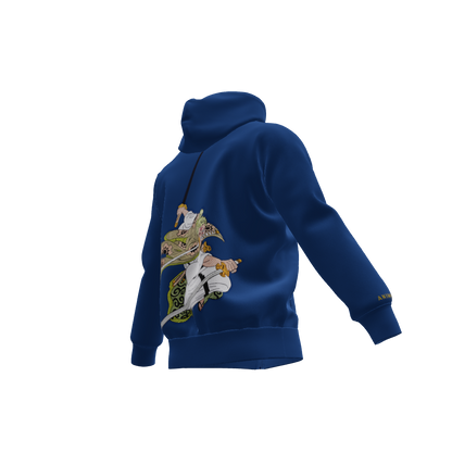 Wandering Ronin : Oversized Zipper Hoodie