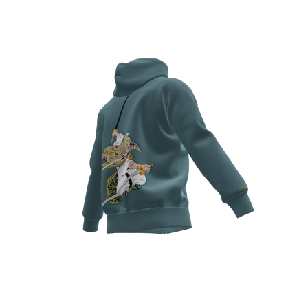 Wandering Ronin : Oversized Zipper Hoodie