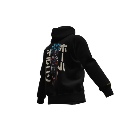 Awakened Flame : Oversized Zipper Hoodie