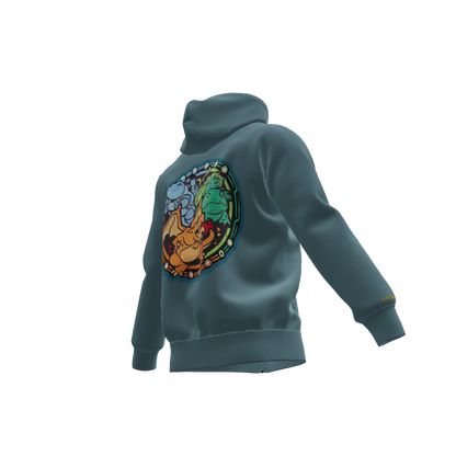 Elemental Trio : Oversized Zipper Hoodie
