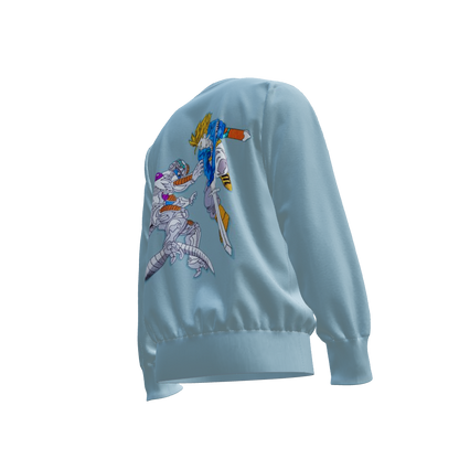 The Time Warrior Clash : Oversized Sweatshirt