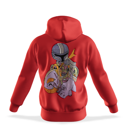 Space Clan Duo : Oversized Zipper Hoodie