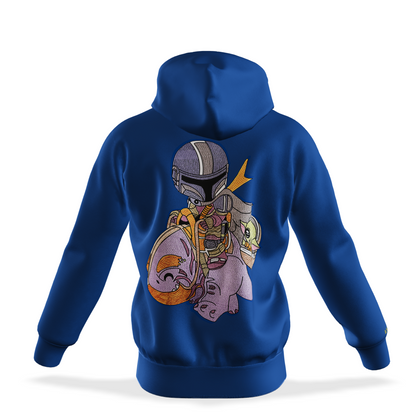 Space Clan Duo : Oversized Zipper Hoodie