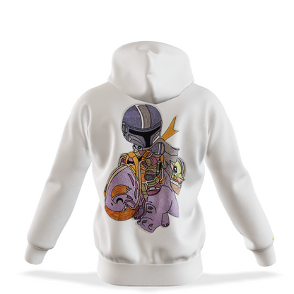 Space Clan Duo : Oversized Zipper Hoodie