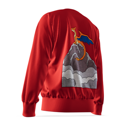 The Flame Titan : Oversized Sweatshirt