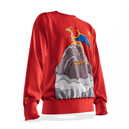 The Flame Titan : Oversized Sweatshirt