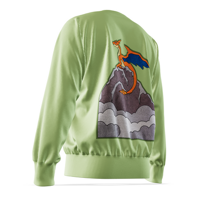 The Flame Titan : Oversized Sweatshirt