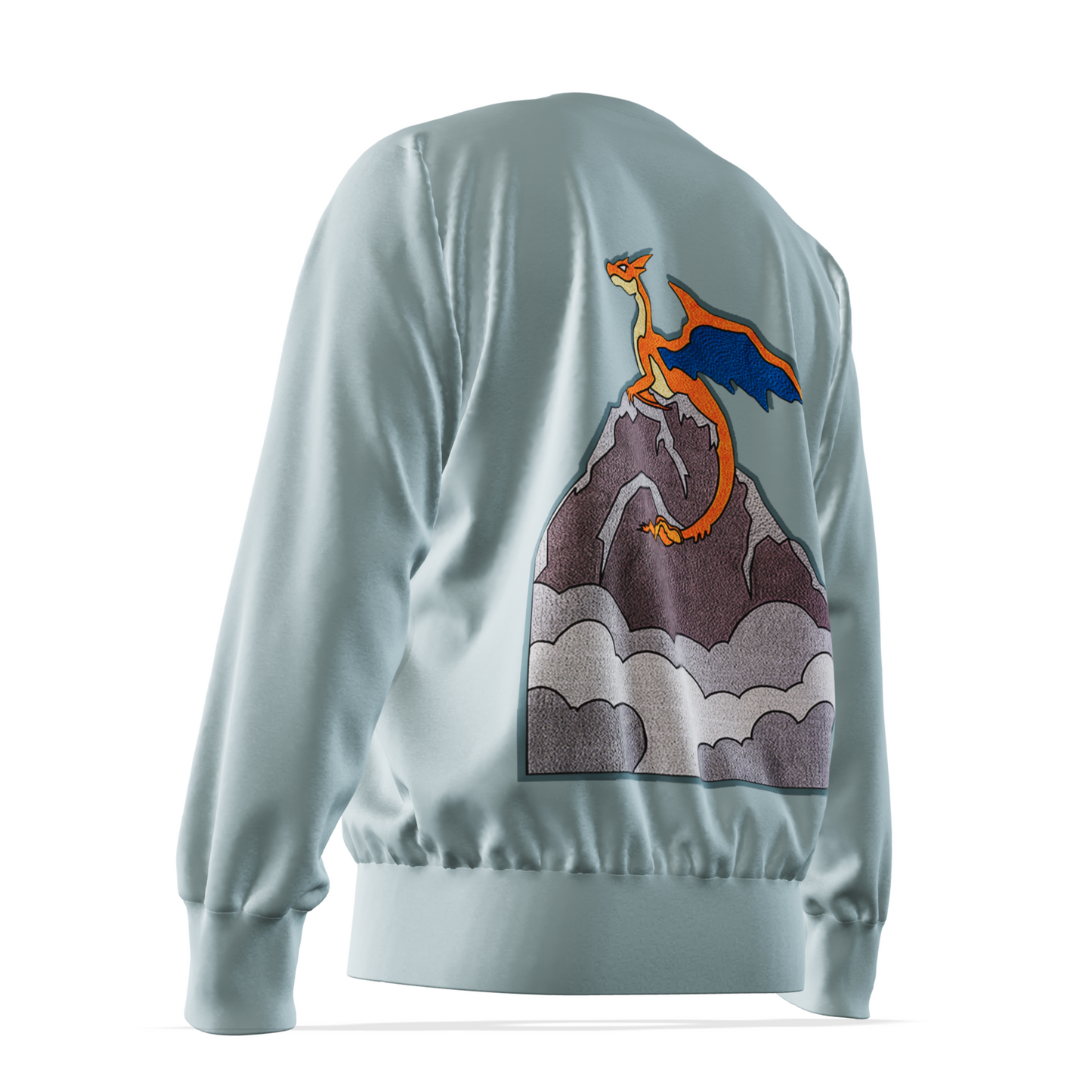 The Flame Titan : Oversized Sweatshirt