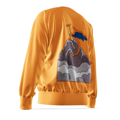 The Flame Titan : Oversized Sweatshirt