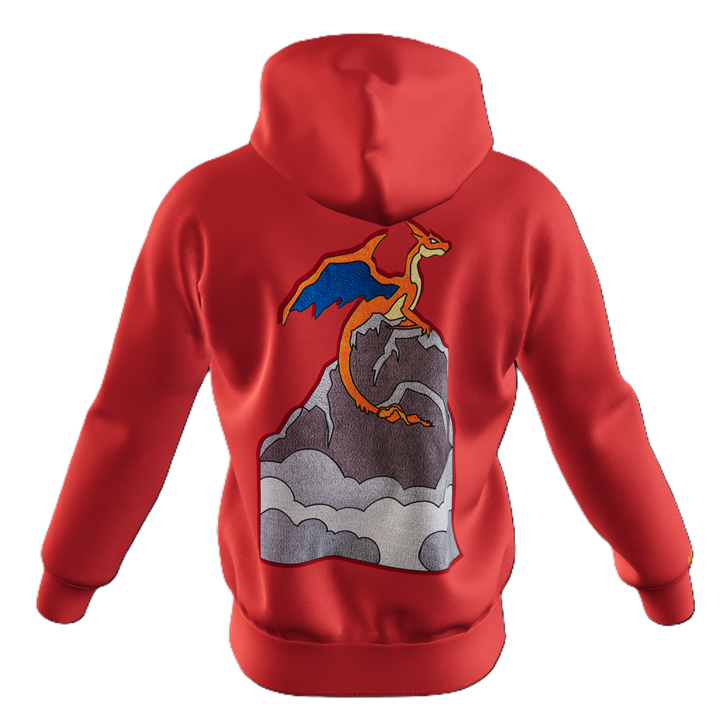 The Flame Titan : Oversized Zipper Hoodie
