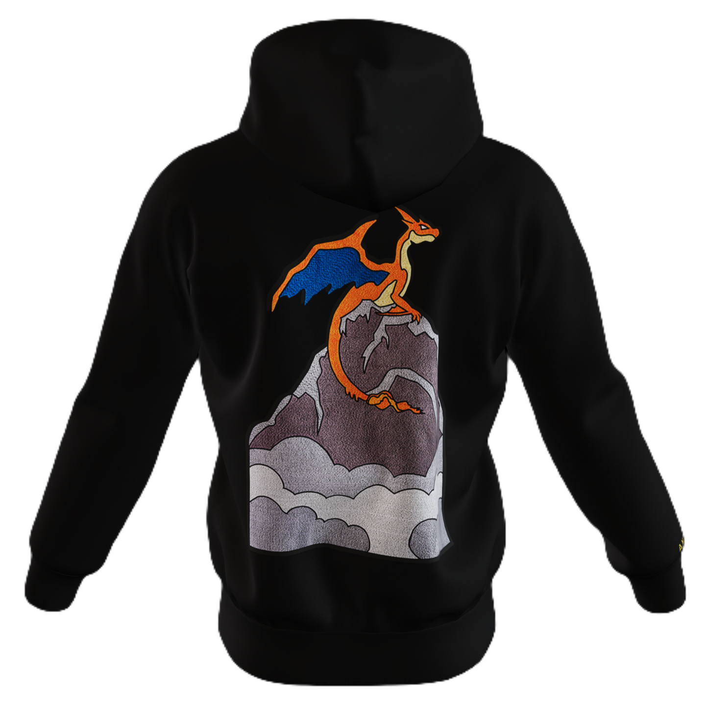 The Flame Titan : Oversized Zipper Hoodie