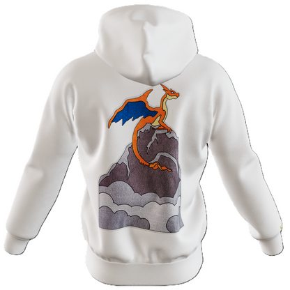 The Flame Titan : Oversized Zipper Hoodie