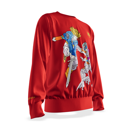 The Time Warrior Clash : Oversized Sweatshirt