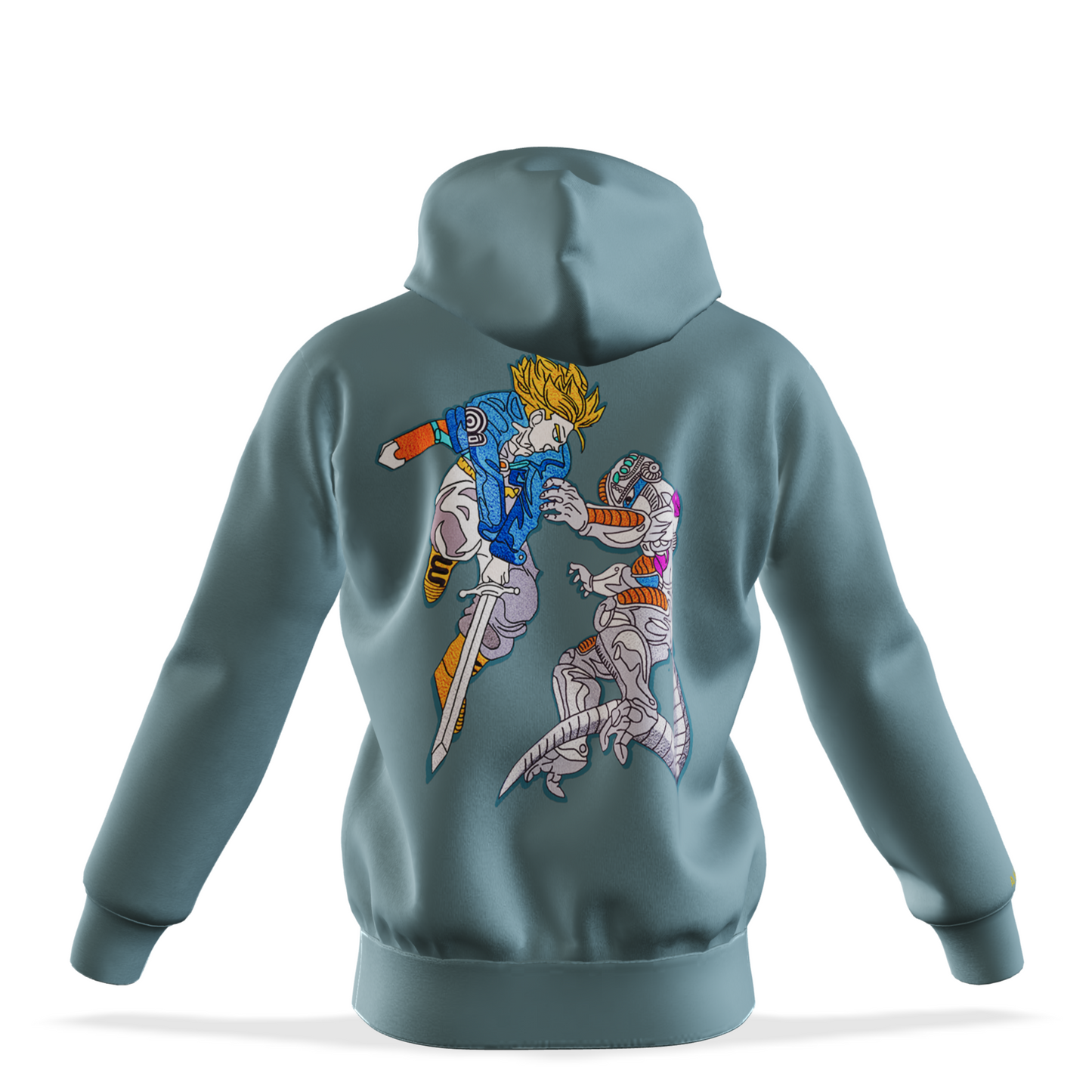 The Time Warrior Clash : Oversized Zipper Hoodie