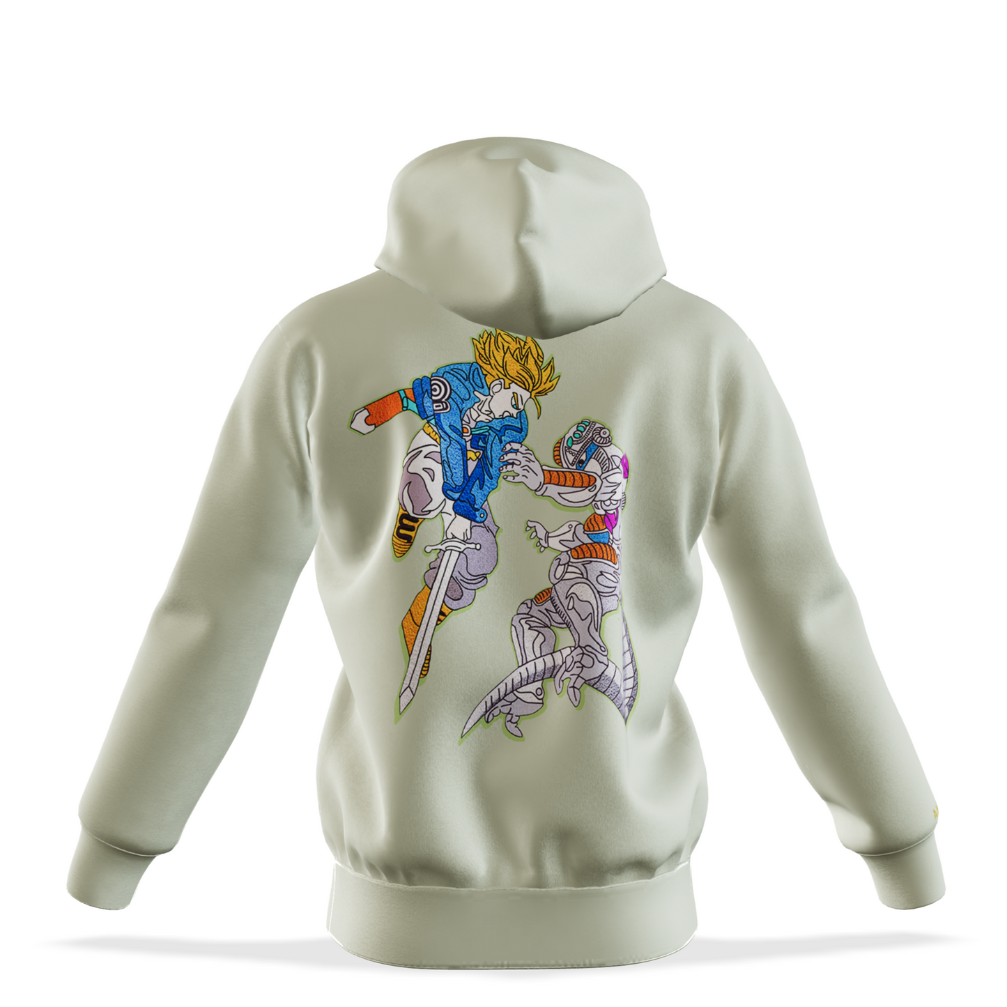 The Time Warrior Clash : Oversized Zipper Hoodie