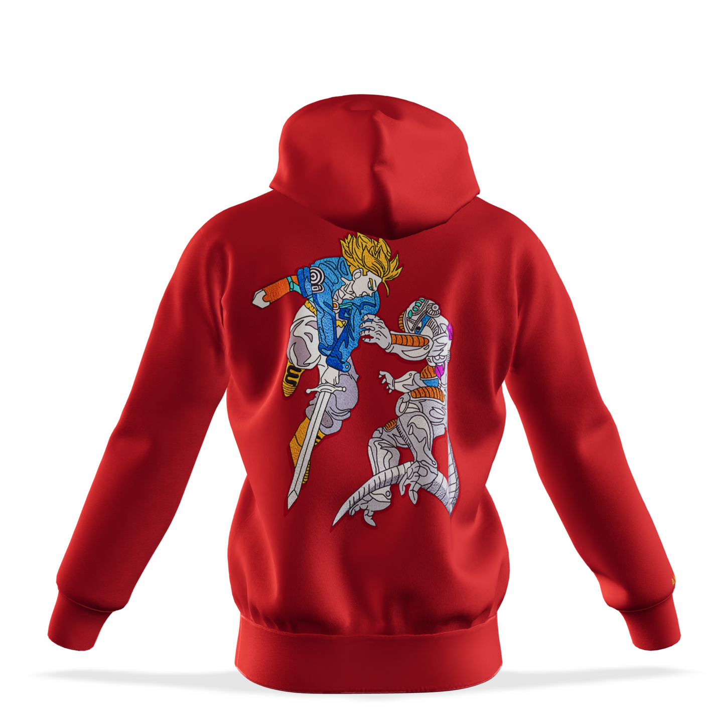 The Time Warrior Clash : Oversized Zipper Hoodie