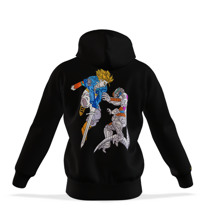 The Time Warrior Clash : Oversized Zipper Hoodie