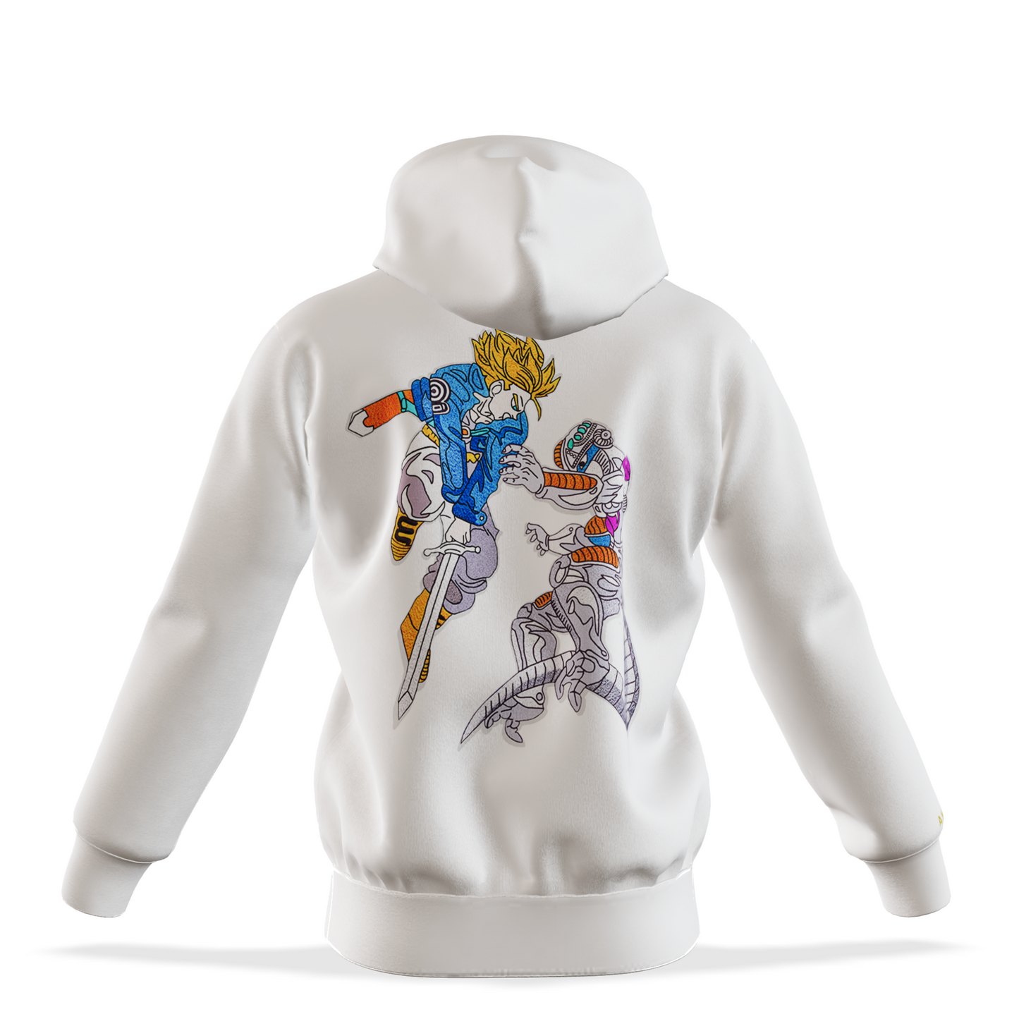The Time Warrior Clash : Oversized Zipper Hoodie